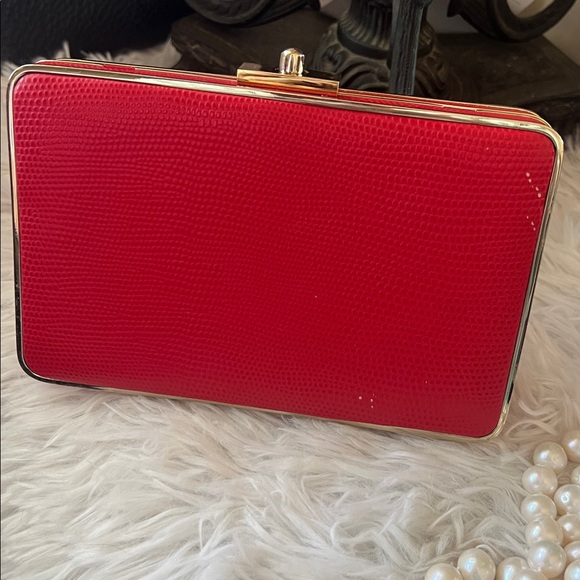 HENRI BENDEL Party Starter Box Clutch - Red
